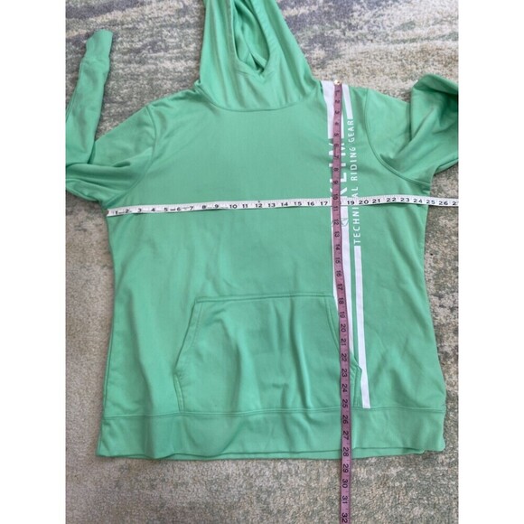 Klim Technical Riding Sz 2XL Moto Biker Dual Sport Logo Green Hoodie Sweatshirt - Picture 5 of 8